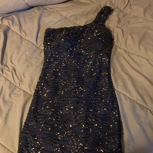 Navy Blue homecoming dress